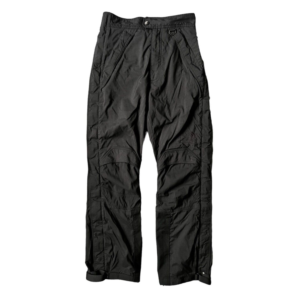 The North Face Extreme Snow Ski Pants Mens Sz Small Black Zip Up Legs Adjustable